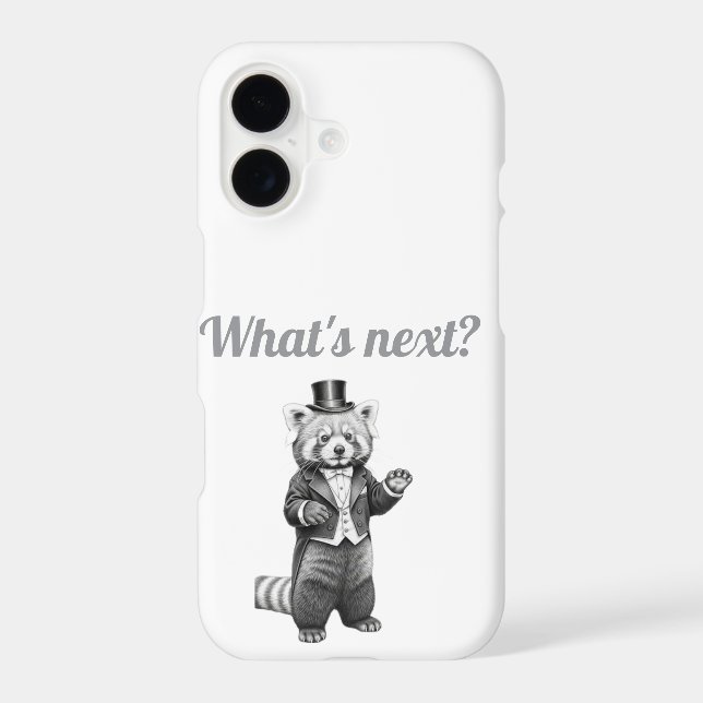 Totally Adorbs Red Panda Sketch Phone Case (Back)