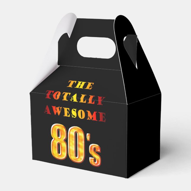 Totally Awesome 80s Favour Box (Front Side)