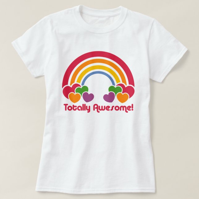 Totally Awesome 80's T-Shirt (Design Front)
