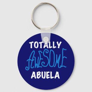 Totally Awesome Abuela Blue Tshirts and Gifts Key Ring
