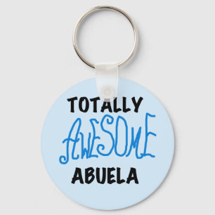 Totally Awesome Abuela Blue Tshirts and GIfts Key Ring