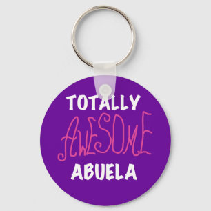 Totally Awesome Abuela Pink T-shirts and Gifts Key Ring