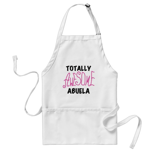 Totally Awesome Abuela Pink Tshirts and GIfts Standard Apron (Front)