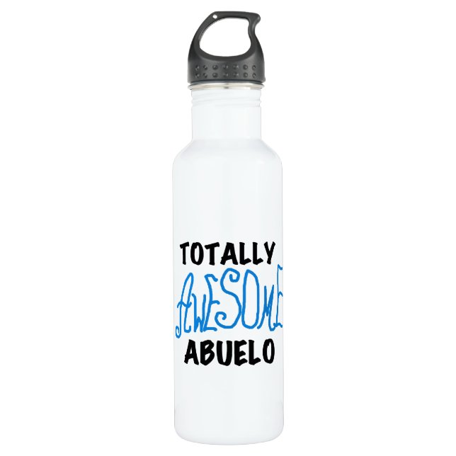 Totally Awesome Abuelo Tshirts and 710 Ml Water Bottle (Front)