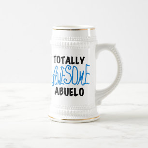 Totally Awesome Abuelo Tshirts and Gifts Beer Stein