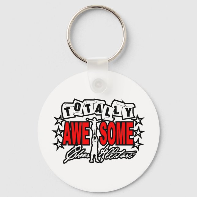 Totally Awesome(B)(zazzle) Key Ring (Front)