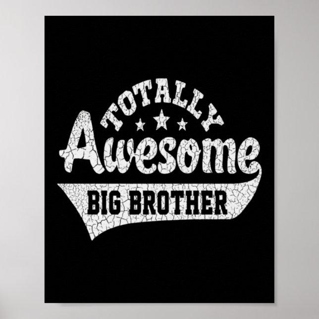Totally Awesome Big Brother Funny Poster (Front)