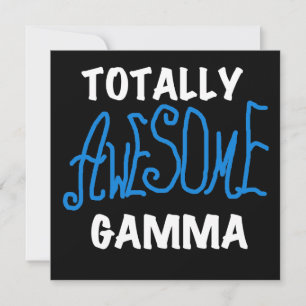 Totally Awesome Gamma Blue Tshirts and Gifts