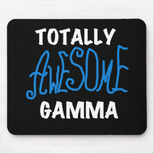 Totally Awesome Gamma Blue Tshirts and Gifts Mouse Pad
