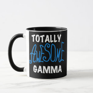 Totally Awesome Gamma Blue Tshirts and Gifts Mug