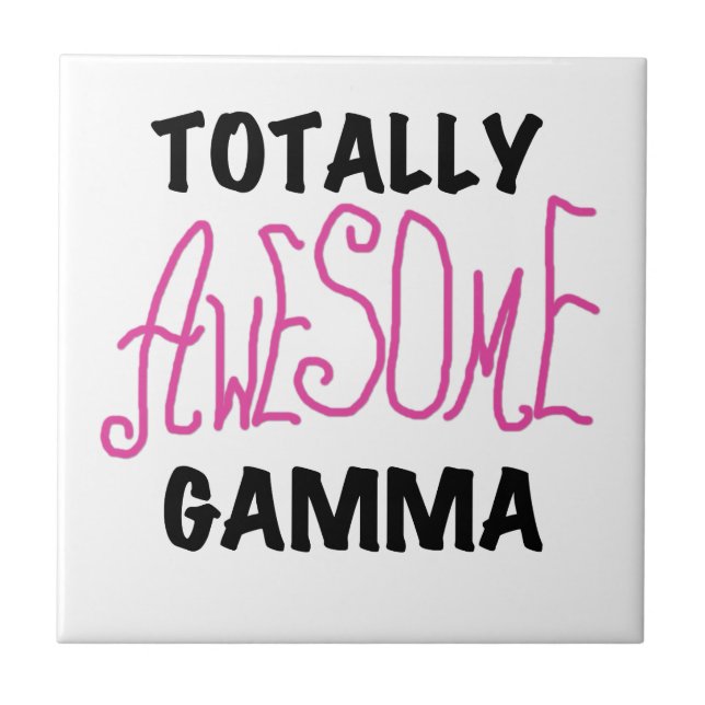 Totally Awesome Gamma Pink Gifts Tile (Front)