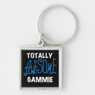 Totally Awesome Gammie Blue T-shirts and Gifts Key Ring