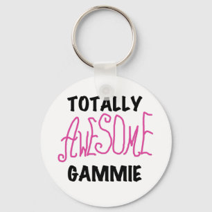 Totally Awesome Gammie Pink T-shirts and Gifts Key Ring