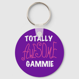 Totally Awesome Gammie Pink T-shirts and Gifts Key Ring