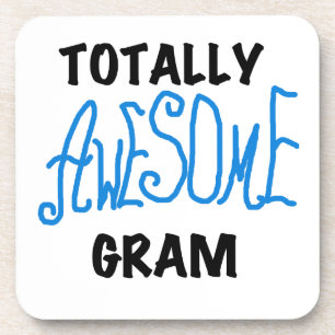 Totally Awesome Gram Blue Gifts Coaster