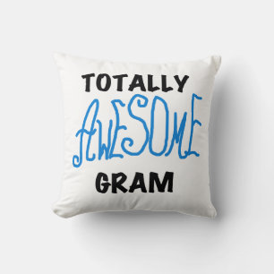 Totally Awesome Gram Blue Gifts Cushion