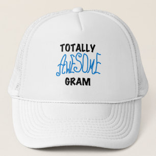Totally Awesome Gram Blue Tshirts and Gifts Trucker Hat