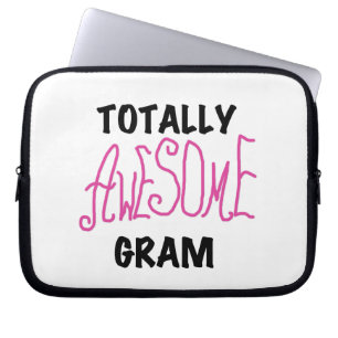 Totally Awesome Gram Pink Gifts Laptop Sleeve