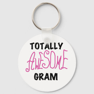 Totally Awesome Gram Pink Tshirts and Gifts Key Ring