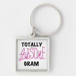 Totally Awesome Gram Pink Tshirts and Gifts Key Ring