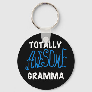 Totally Awesome Gramma Blue T-shirts and Gifts Key Ring