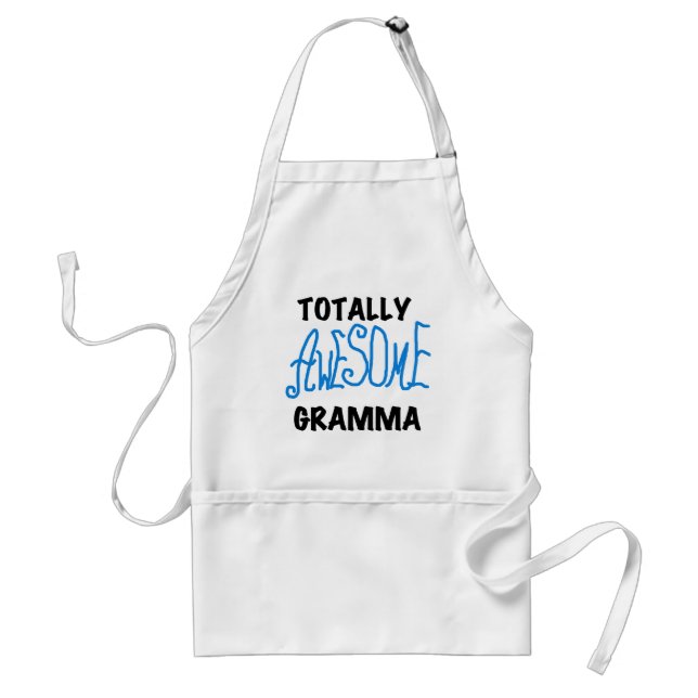 Totally Awesome Gramma Blue Tshirts Gifts Standard Apron (Front)