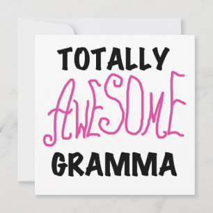 Totally Awesome Gramma Pink Tshirts Gifts