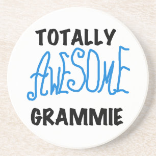 Totally Awesome Grammie Blue T-shirts Gifts Coaster
