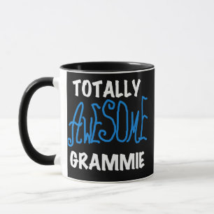 Totally Awesome Grammie Blue Tshirts Gifts Mug