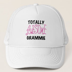 Totally Awesome Grammie Pink T-shirts Gifts Trucker Hat