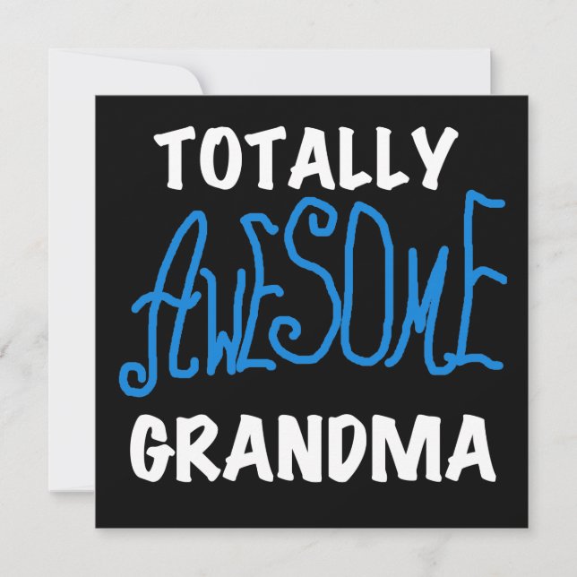 Totally Awesome Grandma Blue Tshirts and Gifts (Front)