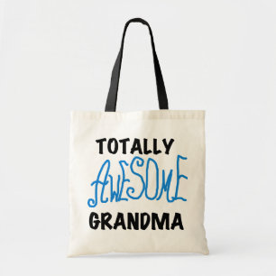 Totally Awesome Grandma - Blue Tshirts and Gifts Tote Bag