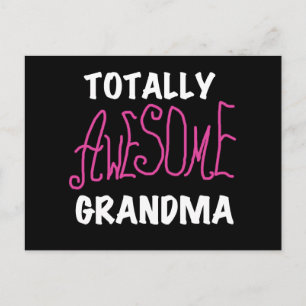 Totally Awesome Grandma Pink T-shirts and Gifts Postcard