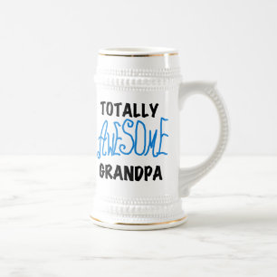 Totally Awesome Grandpa T-shirts and Gifts Beer Stein