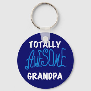 Totally Awesome Grandpa T-shirts and Gifts Key Ring