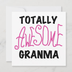 Totally Awesome Granma Pink Tshirts and Gifts