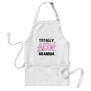 Totally Awesome Granma Pink Tshirts and Gifts Standard Apron