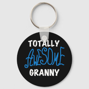 Totally Awesome Granny Blue T-shirts and Gifts Key Ring
