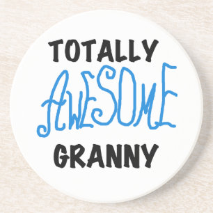 Totally Awesome Granny Blue Tshirts and Gifts Coaster