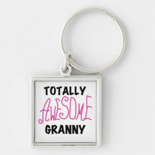 Totally Awesome Granny Pink Tshirts and GIfts Key Ring