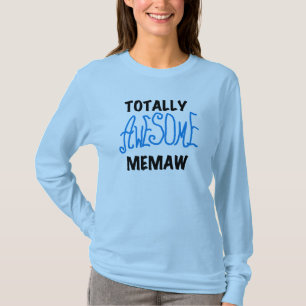 Totally Awesome Memaw Blue T-shirts and Gifts