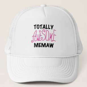 Totally Awesome Memaw Pink Tshirts and Gifts Trucker Hat