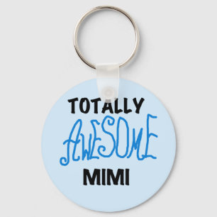 Totally Awesome Mimi Blue Tshirts and Gifts Key Ring