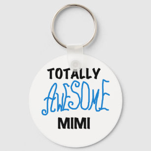 Totally Awesome Mimi Blue Tshirts and Gifts Key Ring