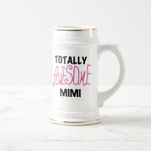 Totally Awesome Mimi Pink T-shirts and Gifts Beer Stein