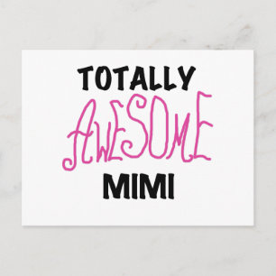 Totally Awesome Mimi Pink T-shirts and Gifts Postcard