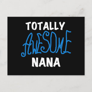 Totally Awesome Nana Blue T-shirts and Gifts Postcard