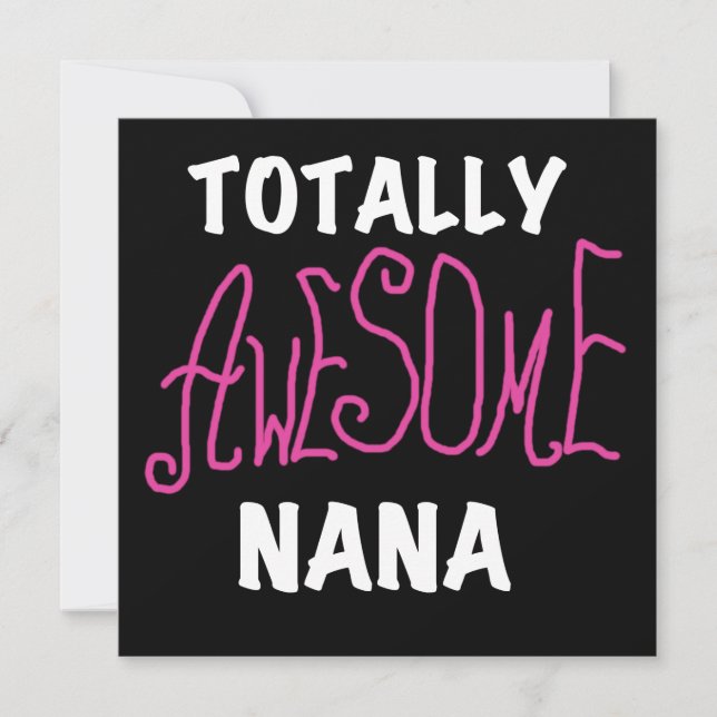 Totally Awesome Nana Pink T-shirts and Gifts (Front)