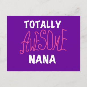 Totally Awesome Nana Pink T-shirts and Gifts Postcard