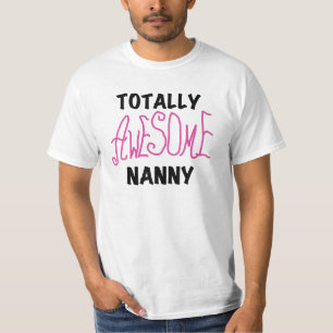 Totally Awesome Nanny Pink T-shirts and Gifts